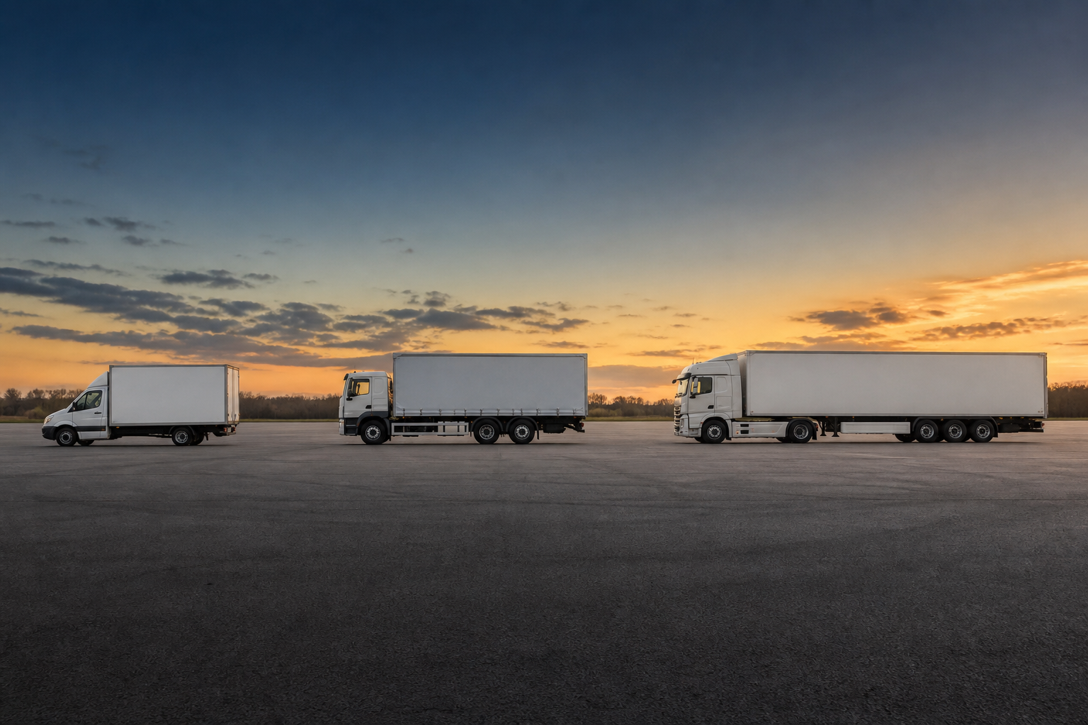 Illustrative Darstellung zum Ratgeberthema Lkw-Führerschein: Klassen C1, C und CE unterscheiden